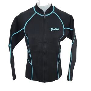 Women's 2mm Wetsuit Jacket Top Long Sleeve Neoprene Top Surfing Swimming M